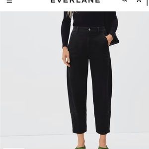 Worn-twice Everlane Utility Barrel Pants, Size 00.